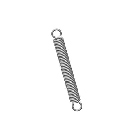 Extension Spring, O= .240, L= 2.00, W= .037 -  ZORO APPROVED SUPPLIER, G809961165